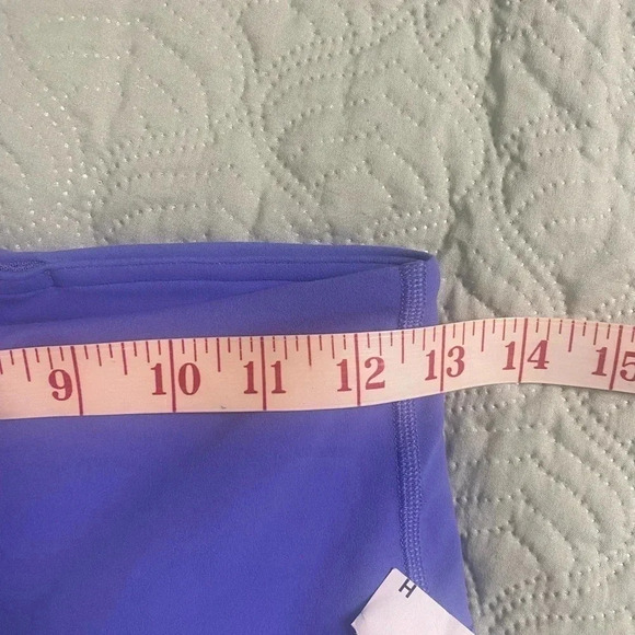 Athleta Elation Wide Crop Pants Adonis Blue Size Small NWOT - Picture 5 of 7